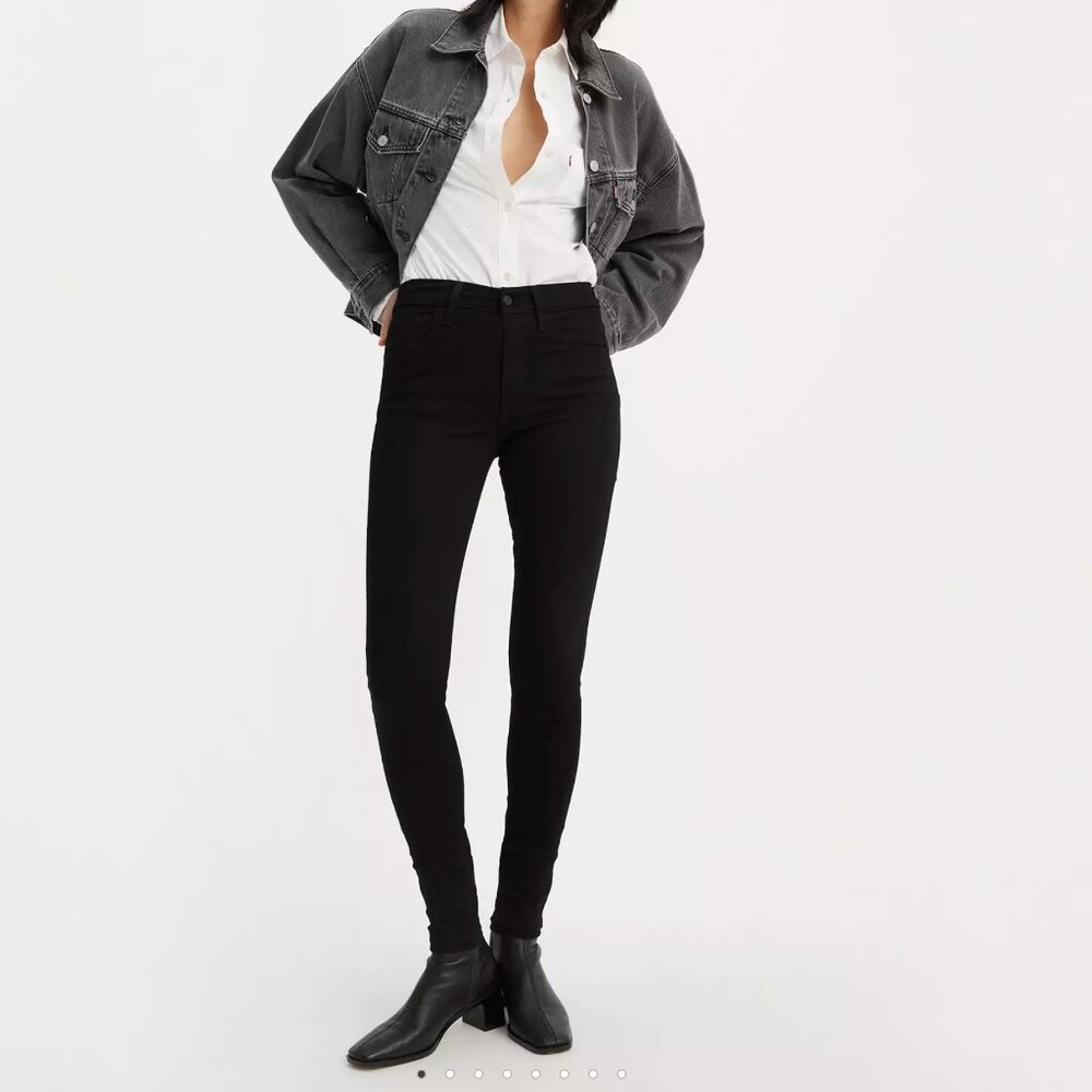 Levi’s 720 High Rise Super Skinny Black Denim Jeans , size 27 - NWT